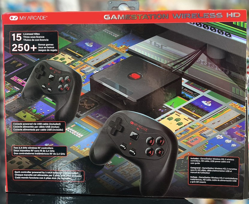 CONSOLE MY ARCADE GAMESTATION WIRELESS HD 250 JOGOS
