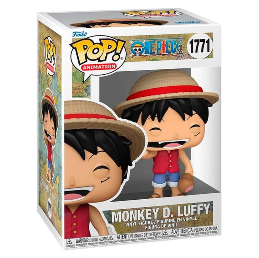 BONECO FUNKO POP LUFFY COM CARNE 1771 - ONE PIECE