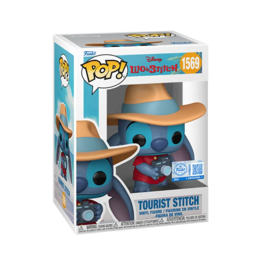 BONECO FUNKO POP STITCH TURISTA 1569 - LILO STITCH