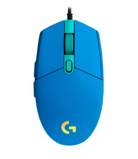 MOUSE GAMER LOGITECH G203 8000 DPI COM RGB AZUL