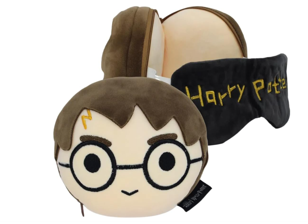 MASCARA DE DORMIR COM ALMOFADA HARRY POTTER