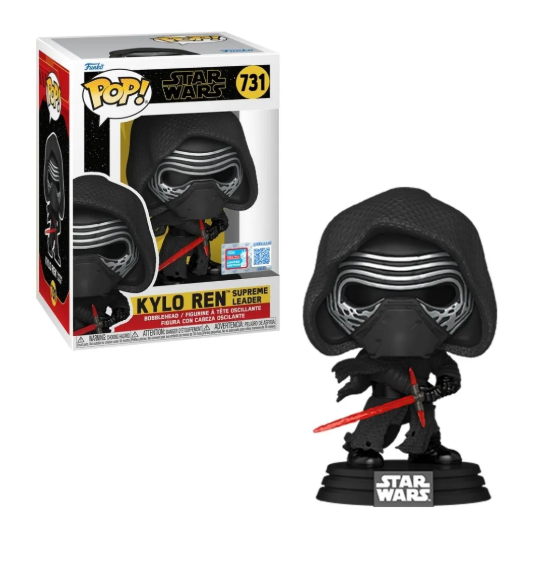 BONECO FUNKO POP KYLO REN 731 - STAR WARS EDIÇAO LMITADA NYCC24