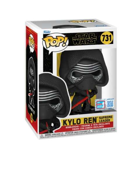 BONECO FUNKO POP KYLO REN 731 - STAR WARS EDIÇAO LMITADA NYCC24