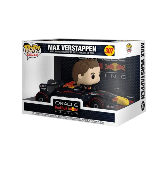 BONECO FUNKO POP MAX VERTAPPEN RIDES SUPER DELUXE 307 - RACING RED BULL