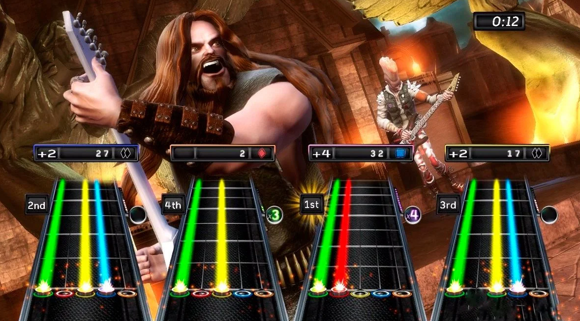 JOGO XBOX 360 GUITAR HERO 5 (SEMINOVO)