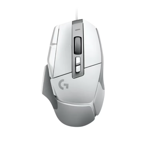 MOUSE LOGITECH G502 X GAMING WHITE 13 BOTÕES SENSOR HERO 25K