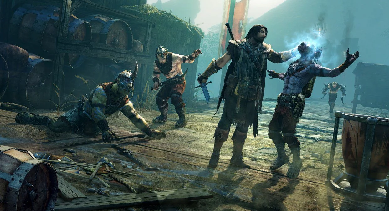 JOGO PS4 TERRA MEDIA SOMBRAS DE MORDOR (SEMINOVO)