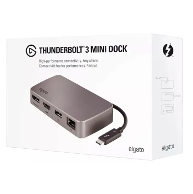 DOCK STATION ELGATO THUNDERBOLT 3 MINI DOCK GIGABIT DP HDMI