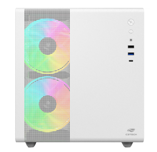 GABINETE AQUARIO C3TECH MT-G710WH BRANCO