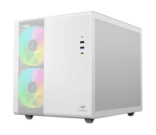 GABINETE AQUARIO C3TECH MT-G710WH BRANCO