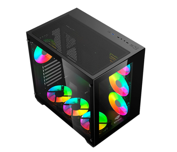 GABINETE AQUARIO C3TECH MT-G910 PRETO