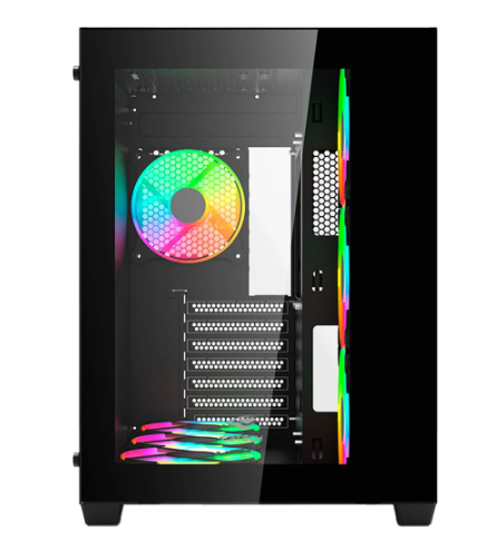 GABINETE AQUARIO C3TECH MT-G910 PRETO