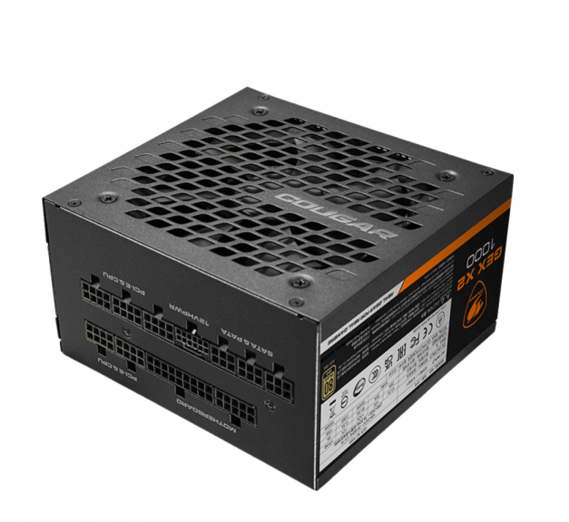 FONTE COUGAR GEX X2 850W FULL MODULAR 80 PLUS GOLD - PRETO
