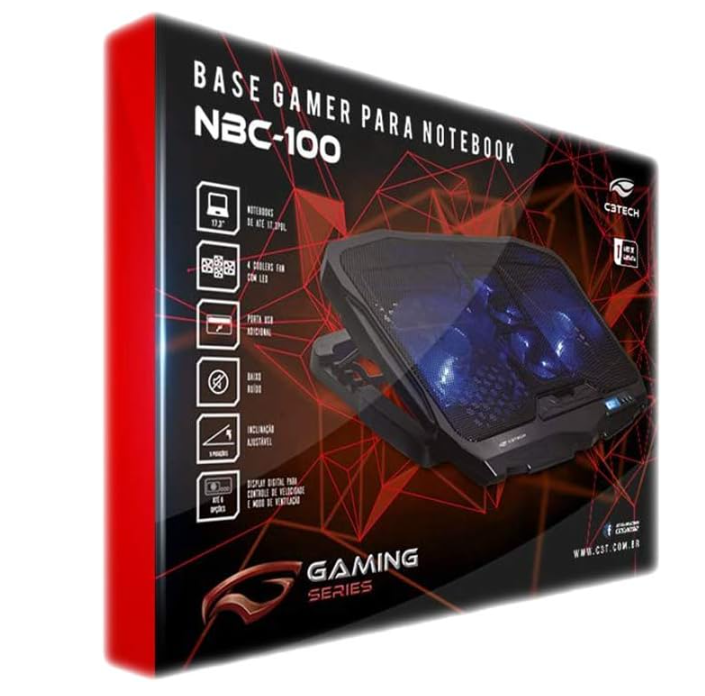 BASE PARA NOTEBOOK NBC-100 4 VRNTILADORES