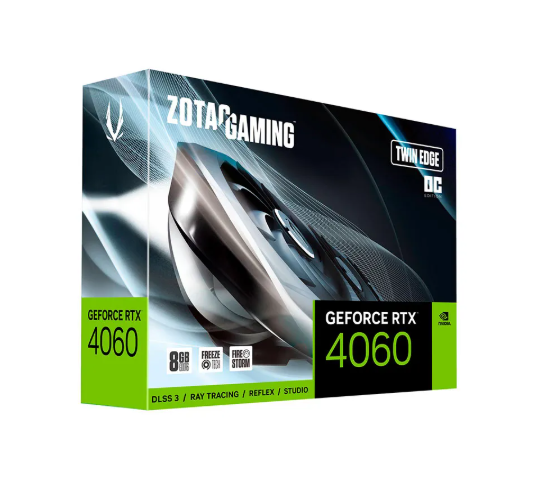 PLACA DE VIDEO ZOTAC RTX 4060 8GB DDR6 128 BITS