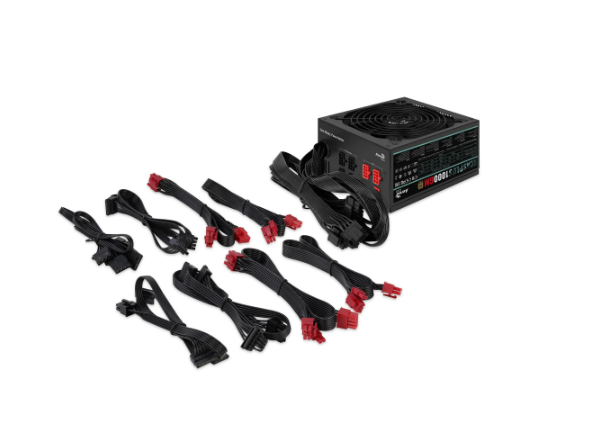 FONTE AEROCOOL KCAS 1000W GM FULL MODULAR 80 PLUS GOLD