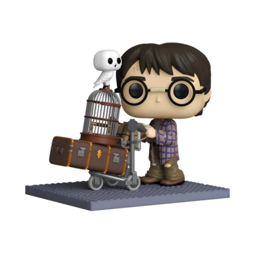 BONECO FUNKO POP DELUXE HARRY POTTER EMPURRANDO CARRINHO 135