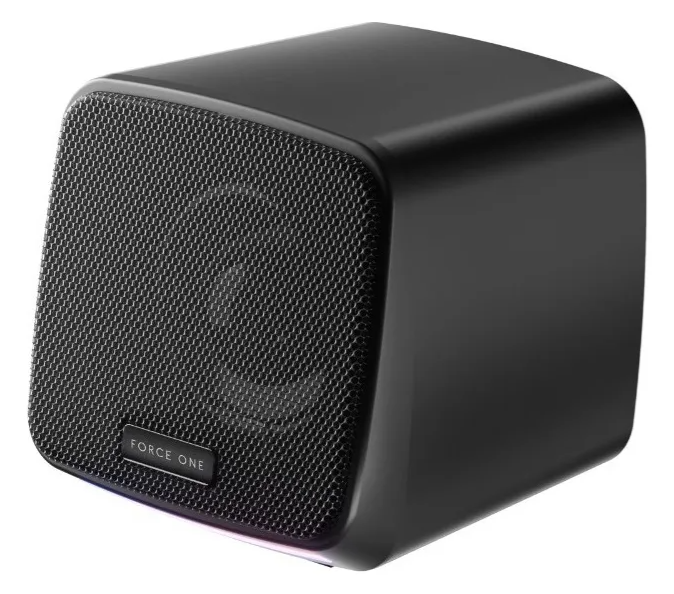 CAIXA DE SOM FORCE ONE EXPLORER BLACK RGB USB
