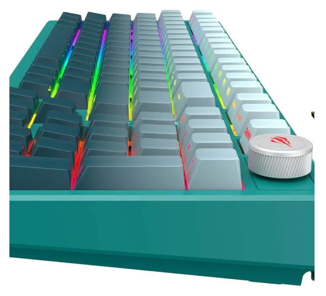 TECLADO HAVIT MECANICO KB899L VERDE RGB