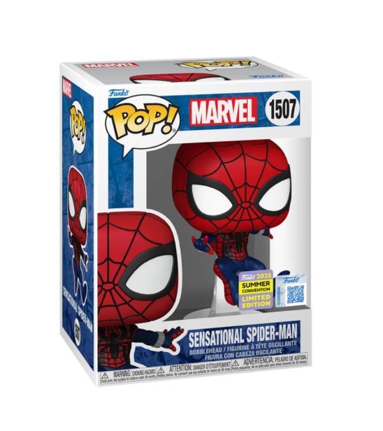 BONECO FUNKO POP SPIDER-MAN SENSATIONAL 1507 - SDCC25