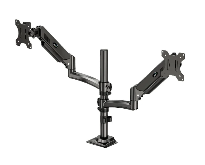 SUPORTE MONITOR TORRE MULTIARTICULADO PARA 2 MONITORES 17'' A 35'' POLEGADAS PISTAO A GAS FH160L