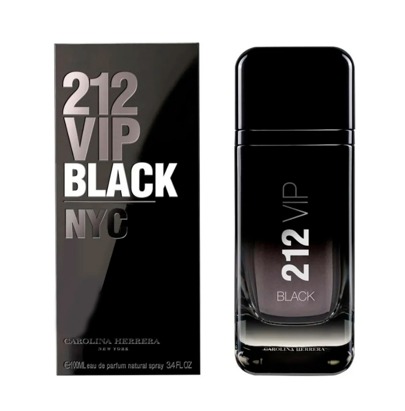 PERFUME CAROLINA HERRERA 212 VIP BLACK NYC EDP MASCULINO 100ML
