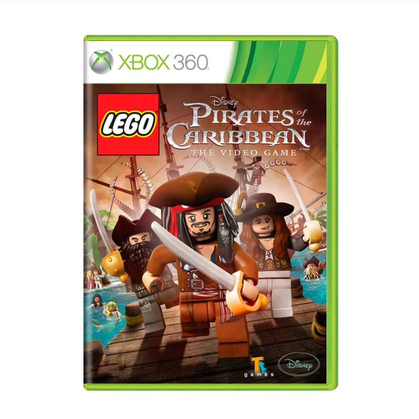 JOGO XBOX 360 LEGO PIRATES OF THE CARIBBEAN (SEMINOVO)