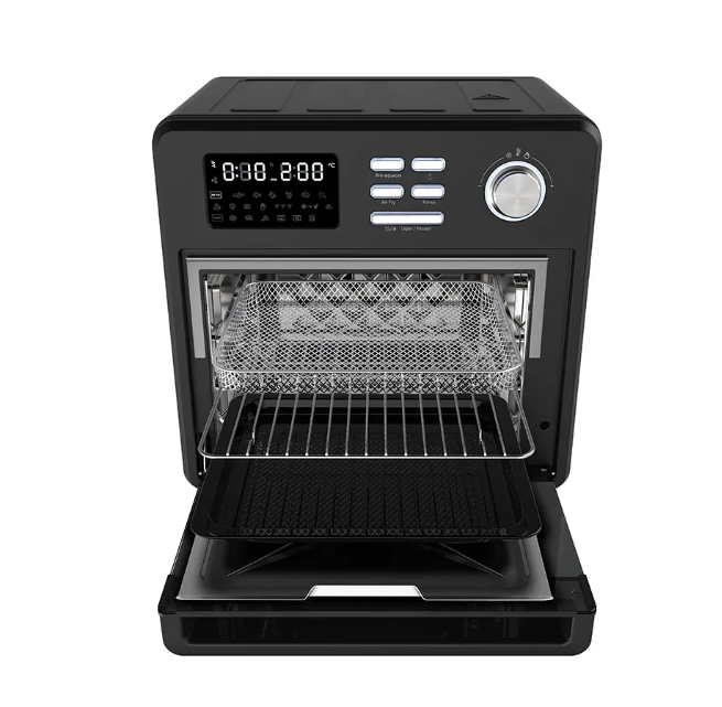 FORNO FRYER OSTER 15L OFOR160 FUNÇÃO TURBO CONVECÇÃO PRETO 220V