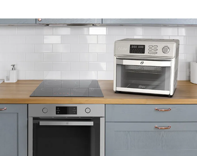 FORNO FRYER OSTER 25L OFOR250 FUNÇÃO TURBO CONVECÇÃO PRATA 220V