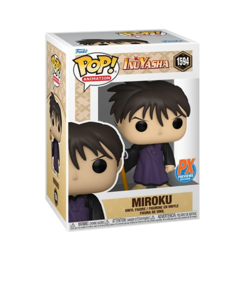 BONECO FUNKO POP MIROKU 1594 - INUYASHA