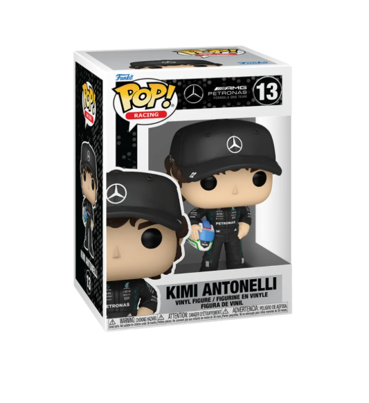 BONECO FUNKO POP KIMI ANTONELLI 13 - RACING MERCEDES