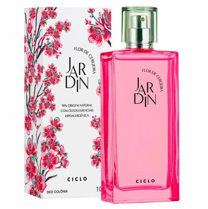 PERFUME JARDIN FLOR DE CEREJEIRA COLONIA 100ML FEMININO