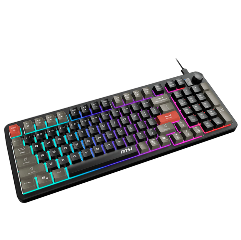 TECLADO MSI FORCE GK110 USB PRETO