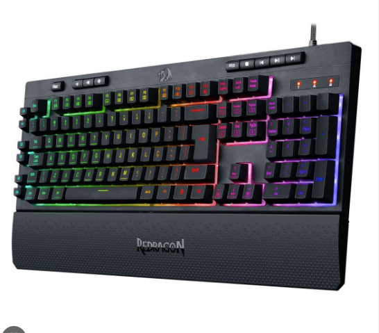 TECLADO GAMER REDRAGON SHIVA RGB K512 ABNT2 PRETO