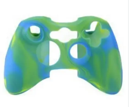 CAPA CASE SILICONE CONTROLE XBOX 360 - AZUL E VERDE