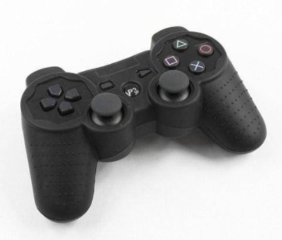 CAPA CASE SILICONE CONTROLE PLAYSTATION 3 - PRETO