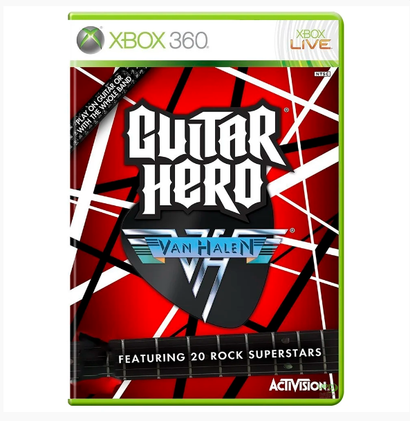 JOGO XBOX 360 GUITAR HERO VAN HALEN (SEMINOVO)