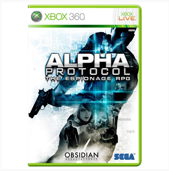 JOGO XBOX 360 ALPHA PROTOCOL THE ESPIONAGE RPG (SEMINOVO)