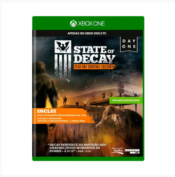 JOGO XBOX ONE STATE OF DECAY YEAR ONE SURVIVAL EDITION (SEMINOVO)