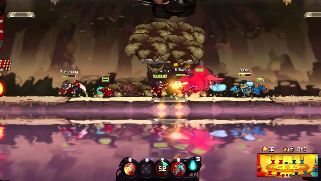 JOGO PS4 AWESOMENAUTS ASSEMBLE (SEMINOVO)