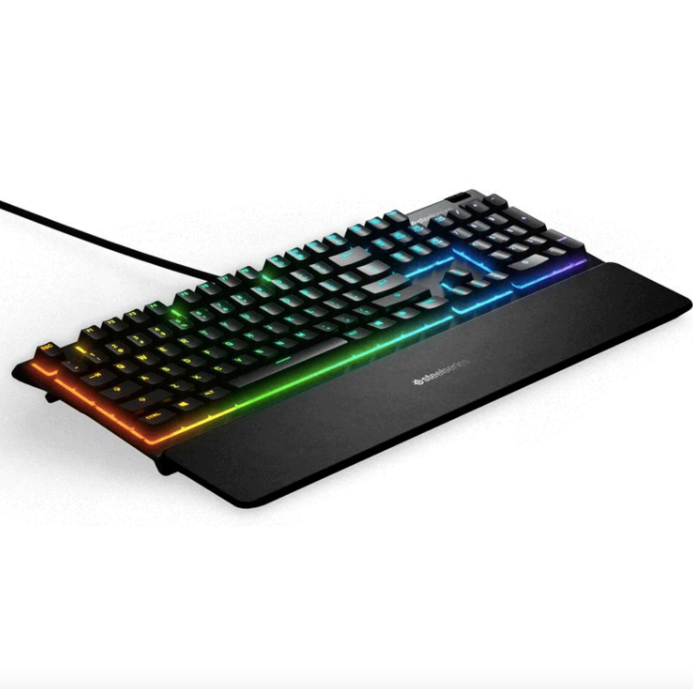 TECLADO GAMER STEELSERIES APEX 3 / PORTUGUÊS / PRETO / PC/MAC/XBOX ONE/PS4