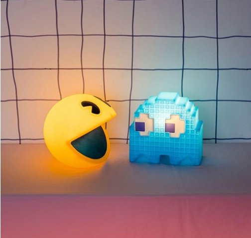LUMINARIA DECORATIVA FANTASMA AZUL BIVOLT