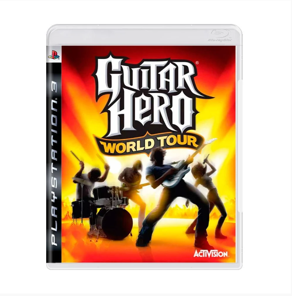 JOGO PS3 GUITAR HERO WORLD TOUR (SEMINOVO)