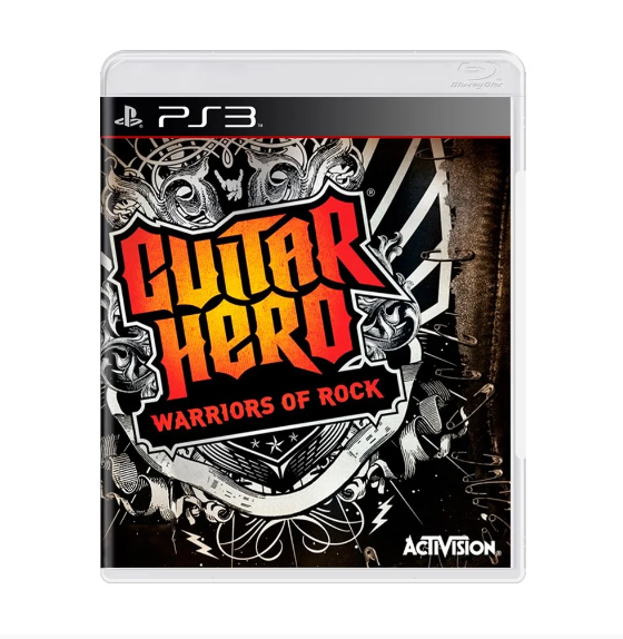 JOGO PS3 GUITAR HERO WARRIORS OF ROCK (SEMINOVO)