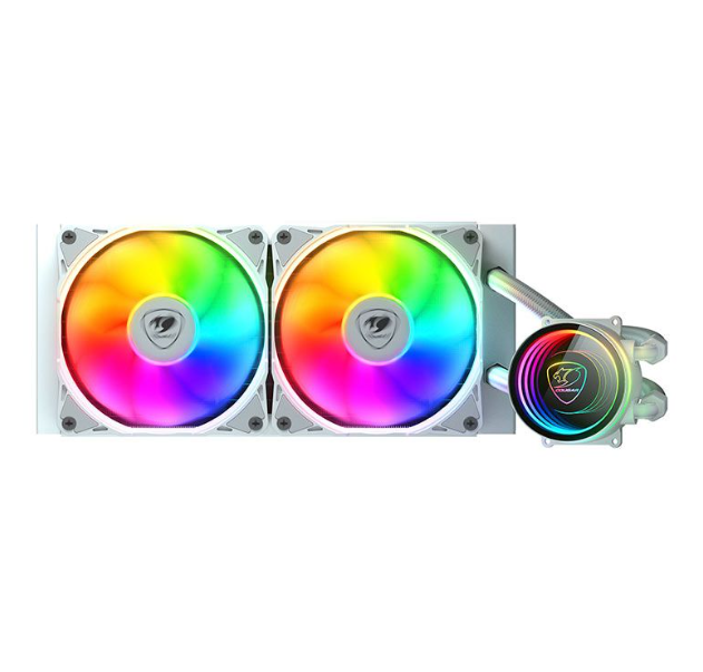 WATER COOLER COUGAR POSEIDON ELITE ARGB 240 WHITE