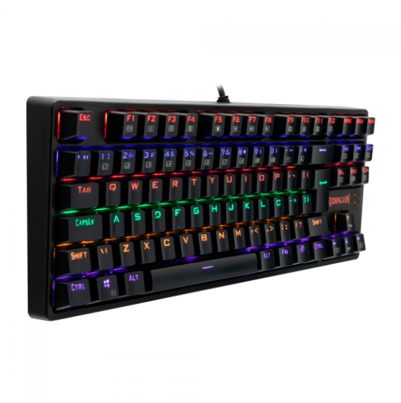 TECLADO REDRAGON DAKSA MECANICO GAMER KEYBORD SWITCH MARROM ABNT2