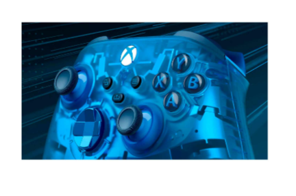 CONTROLE MICROSOFT XBOX SKY CIPHER SPECIAL EDITION