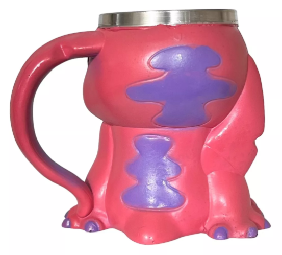 CANECA LILO & STITCH 3D ROSA 250ML