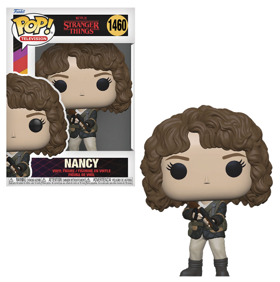 BONECO FUNKO POP HUNTER NANCY COM ARMA 1460 - STRANGER THINGS