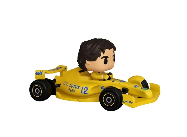BONECO FUNKO POP AYRTON SENNA RIDES DELUXE LOTUS 313 - SENNA